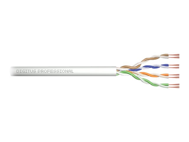CAT 5E U/UTP PATCH CABLE RAW100M AWG 26/7 PVC GREY