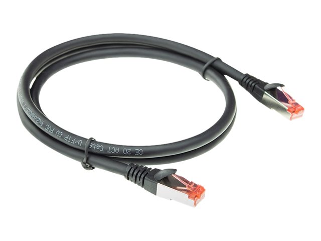 CAT6A U/FTP PVC FLEX BK 5.0M. 1 stk