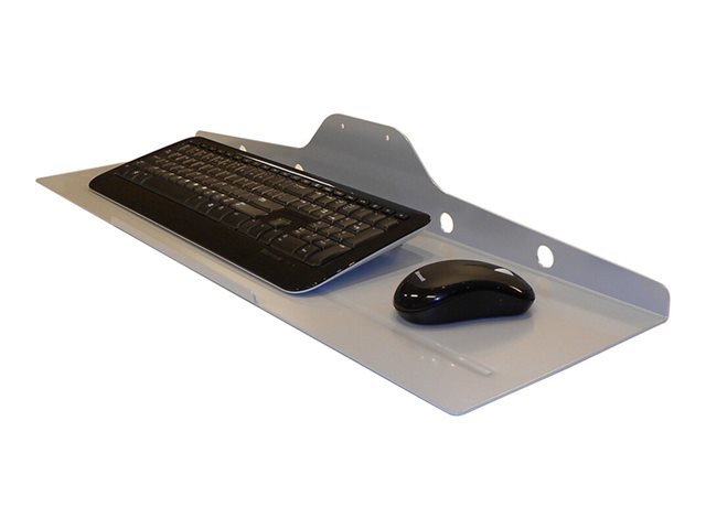 Neomounts KEYB-V100 - Mounting component (shelf) - for keyboard / mouse - silver - mounting interface: 75 x 75 mm