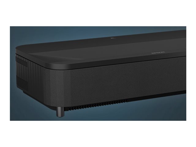 Epson EH-LS800B - 3LCD projector - 4000 lumens (white) - 4000 lumens (colour) - 3840 x 2160 (3 x 1920 x 1080) - 16:9 - 4K - ultra short-throw fixed lens - 802.11ac wireless - black - Android TV