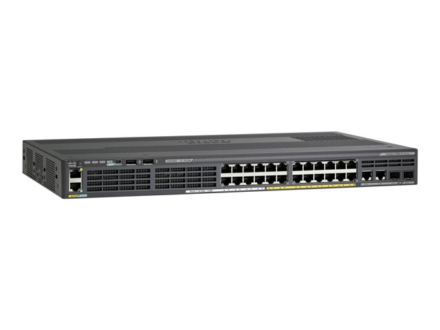 Cisco Catalyst 2960X-24TS-LL - Switch - Managed - 24 x 10/100/1000 + 2 x Gigabit SFP - desktop, rack-mountable - refurbished