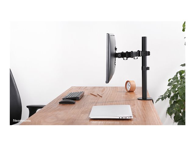 Neomounts FPMA-D550 - Mounting kit - full-motion - for LCD display - steel - black - screen size: 10\"-32\" - clamp mountable, grommet, desk-mountable