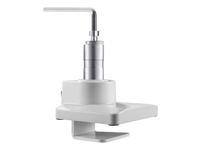 Neomounts NM-D775PLUS - Mounting kit - full-motion - for LCD display - aluminium - white - screen size: 10\"-49\" - clamp mountable, grommet, desk-mountable