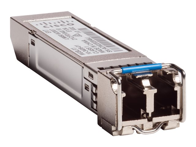Cisco Small Business MGBLX1 - SFP (mini-GBIC) transceiver module - 1GbE - 1000Base-LX - LC single-mode - up to 10 km - 1310 nm - for Business 110 Series, 220 Series, 350 Series, Small Business SF350, SF352, SG250, SG350