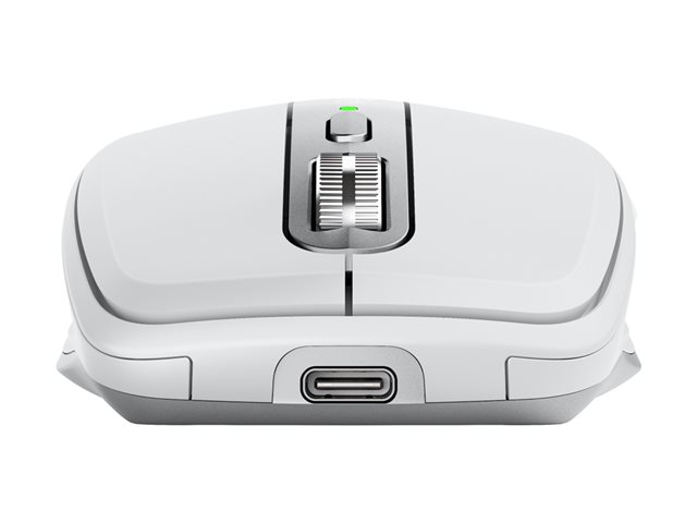 Logitech Master Series MX Anywhere 3S for Mac - Mouse - 6 buttons - wireless - Bluetooth - pale grey