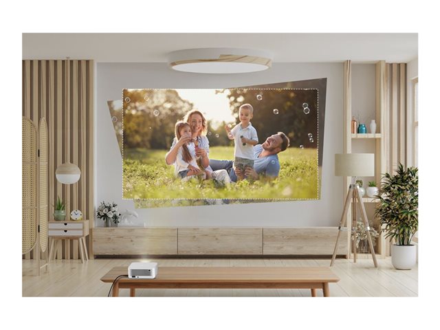 Optoma ML1080ST - DLP projector - laser - portable - 1200 lumens - Full HD (1920 x 1080) - 16:9 - 1080p - short-throw fixed lens - white