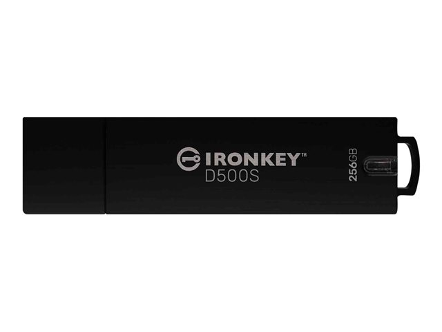 Kingston IronKey D500S - USB flash drive - encrypted - 512 GB - USB 3.2 Gen 1 - TAA Compliant