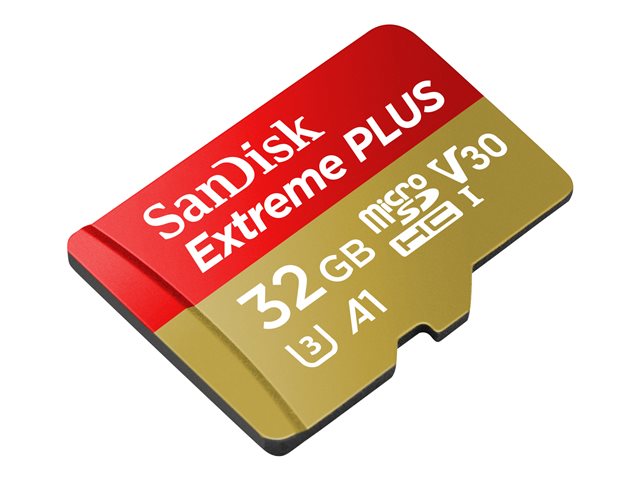 Ext Plus microSDHC 32GB+SD 100MB A1 I U3