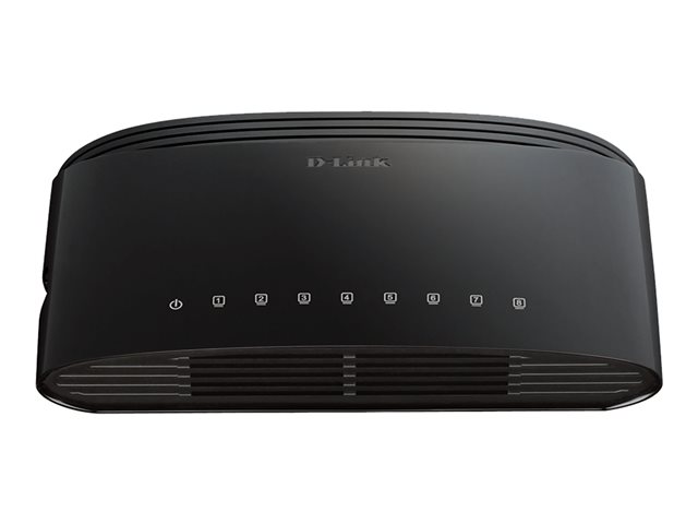 D-Link DES 1008D - Switch - unmanaged - 8 x 10/100 - desktop