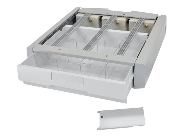Ergotron StyleView Supplemental Storage Drawer, Single - Storage box - grey white - cart mountable