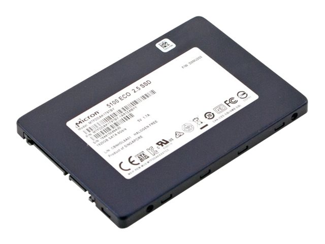 Lenovo 5100 Gen3 Enterprise Entry - SSD - encrypted - 960 GB - hot-swap - 2.5\" - SATA 6Gb/s - 256-bit AES - for NeXtScale nx360 M5, System x3250 M6, x3550 M5, x3850 X6, x3950 X6, ThinkServer sd350