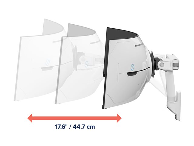 HX ARM WITH VERY HEAVY DUTY PIVOT WALL