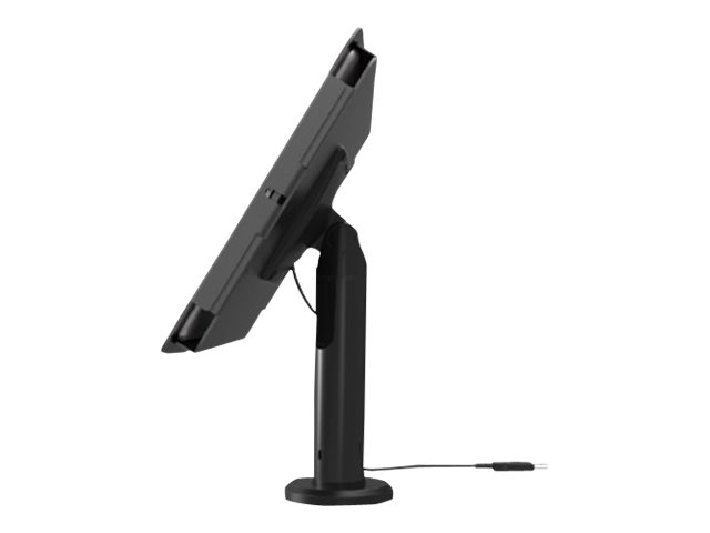 Compulocks iPad 10.2\" Space Enclosure Tilting Stand 4\" - Mounting kit (enclosure, pole stand) - for tablet - lockable - high-grade aluminium - black - screen size: 10.2\" - desk-mountable - for Apple 10.2-inch iPad (7th generation, 8th generation, 9th generation)