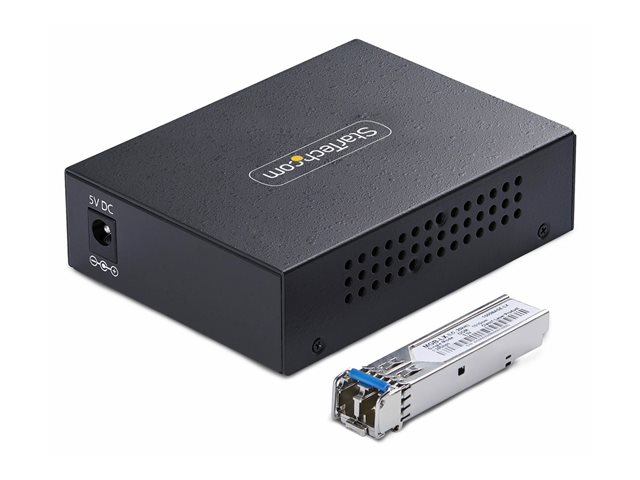 Gigabit SM LC Fiber Media Converter 40km