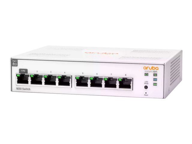 HPE Networking Instant On 1830 8G Switch - Switch - smart - 8 x 10/100/1000 - desktop
