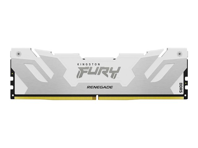 Kingston FURY Renegade - DDR5 - kit - 32 GB: 2 x 16 GB - DIMM 288-pin - 6400 MHz / PC5-51200 - CL32 - 1.4 V - unbuffered - on-die ECC - white/sliver