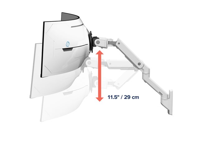 HX ARM WITH VERY HEAVY DUTY PIVOT WALL