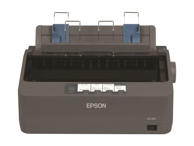 Epson LQ 350 - Printer - B/W - dot-matrix - 24 pin - up to 347 char/sec - parallel, USB 2.0, serial