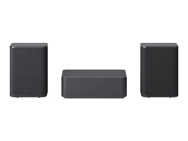 LG SPQ8-S - Rear channel speakers - for home theatre - 2.0-channel - wireless - 140 Watt (Total) - dark steel silver