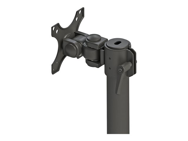 Neomounts FPMA-D960DVPLUS - Mounting kit - for 2 LCD displays - steel - black - screen size: 17\"-49\" - clamp mountable, desk-mountable
