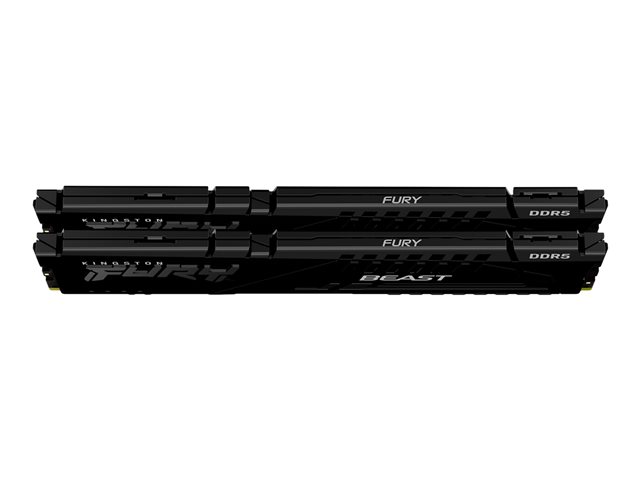 Kingston FURY Beast - DDR5 - kit - 32 GB: 2 x 16 GB - DIMM 288-pin - 5600 MHz / PC5-44800 - CL40 - 1.25 V - unbuffered - on-die ECC - black