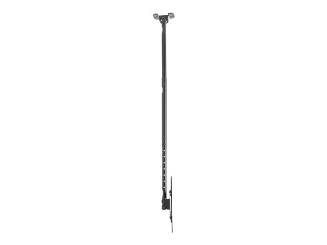 VISION Display Ceiling Mount - LIFETIME WARRANTY - fits monitors and displays 32-75\" with VESA sizes from 100 x 100 to 600 x 400 - distance from ceiling to centre of screen 707-1577 mm / 27.8-62.1\" - tilt adjustment -5 to 25 degrees - swivel adjustment 60 degrees - SWL 50 kg / 110 lb - cable management - black