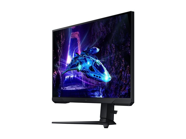 Samsung Odyssey G3 S27DG302EU - G30D Series - LED monitor - gaming - 27\" - 1920 x 1080 Full HD (1080p) @ 180 Hz - VA - 250 cd/m² - 3000:1 - HDR10 - 1 ms - HDMI, DisplayPort - black