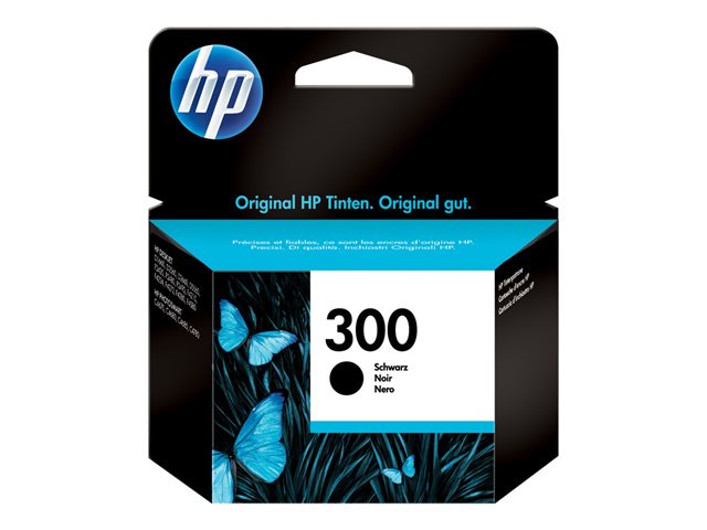 HP 300 - 4 ml - black - original - ink cartridge - for Deskjet D2680, F2420, F2430, F4213, F4580, ENVY 100 D410, 11X D411, 120, Photosmart C4670
