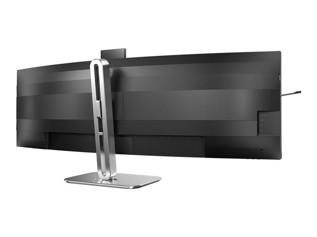 Philips 49B2U6900CH - 6000 Series - LED monitor - curved - USB - 49\" (48.8\" viewable) - 5120 x 1440 Dual Quad HD @ 75 Hz - VA - 450 cd/m² - 3000:1 - DisplayHDR 400 - 4 ms - 2xHDMI, DisplayPort, 2xUSB-C - speakers - textile black