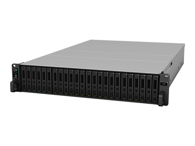 Synology FlashStation FS3600 - NAS server - 24 bays - rack-mountable - RAID RAID 0, 1, 5, 6, 10, JBOD, RAID F1 - RAM 16 GB - Gigabit Ethernet / 10 Gigabit Ethernet - iSCSI support - 2U