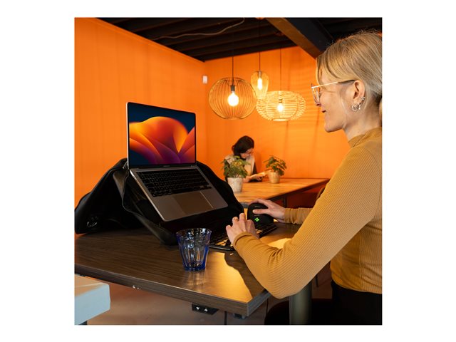 Viva Laptoptas full grain leather zwart