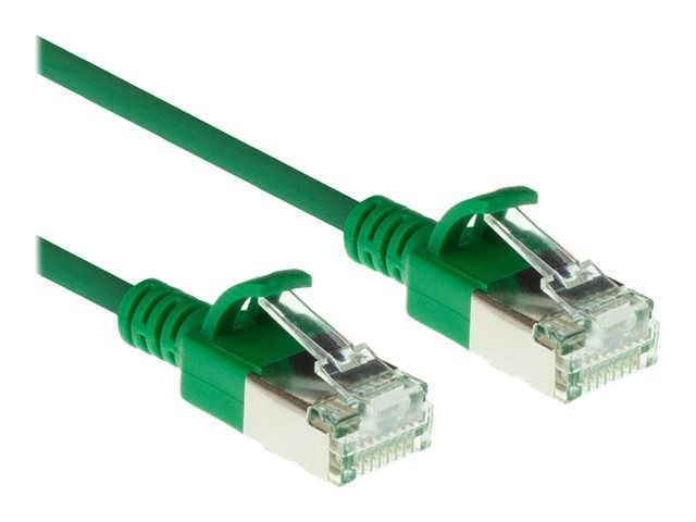 CAT6A U/FTP SLIMLINE GN 0.5M. 1 stk