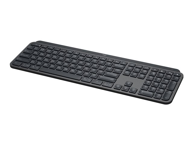 Logitech MX Keys for Business - Keyboard - backlit - wireless - Bluetooth, 2.4 GHz - QWERTY - UK - graphite