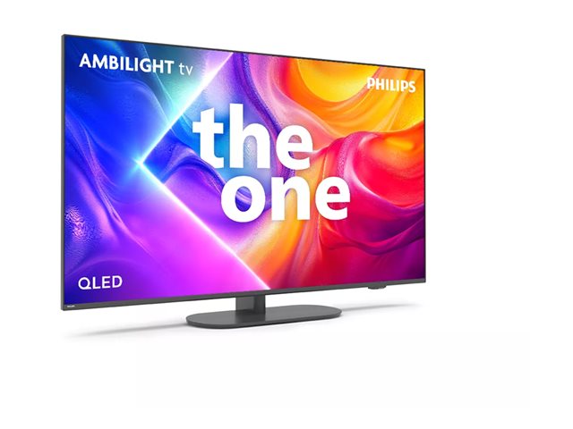 55\" QD | Pixel Precise UHD | TITAN OS smart platform | AL 3 | Black matt | 60hz | 3 HDMI 2.3 VRR | Dolby Atmos | 20W | HDR10+ | Black arch stand