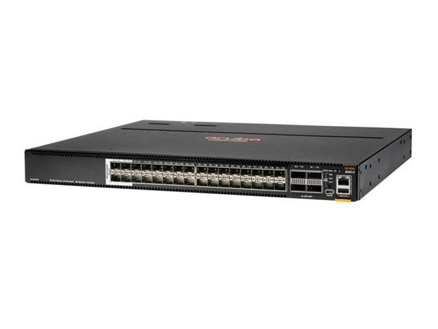 HPE Aruba CX 8360-32Y4C - Switch - L3 - Managed - 32 x 1/10/25 Gigabit Ethernet SFP / SFP+ / SFP28 + 4 x 40/100 Gigabit QSFP+ / QSFP28 - front to back airflow - rack-mountable - AC
