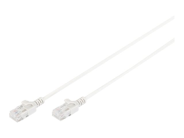 Slim CAT 6 U/UTP patch cable Cu LSZH AWG 28/7 1m GREY