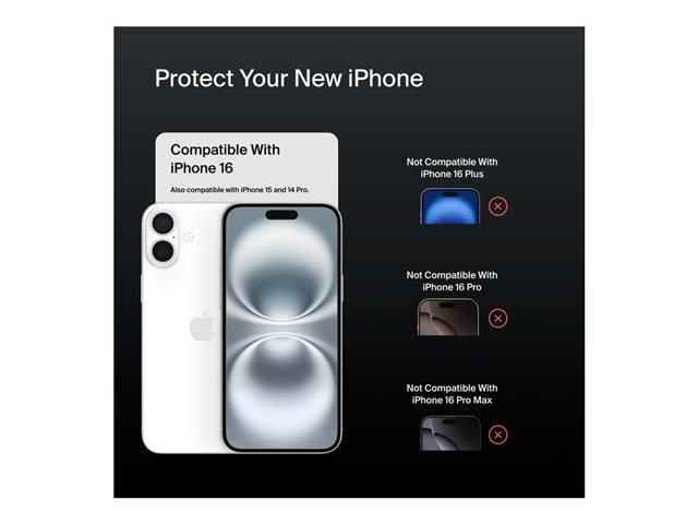 BELKIN ScreenForce Pro UltraGlass2 AM Screen Protection for iPhone 15/14 Pro