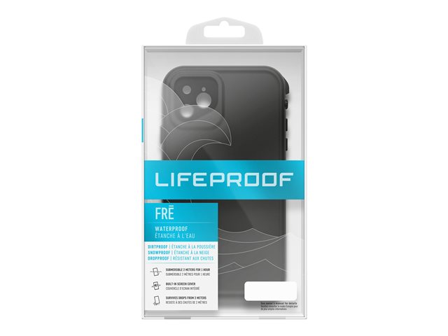 LifeProof Fre - Protective waterproof case for mobile phone - black - for Apple iPhone 11