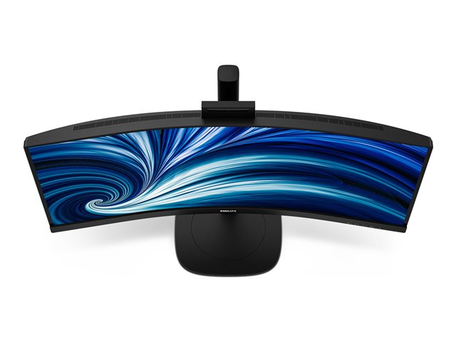 Philips 34B2U3600CH - 3000 Series - LED monitor - curved - 34\" - 3440 x 1440 WQHD @ 120 Hz - VA - 300 cd/m² - 3500:1 - HDR10 - 4 ms - HDMI, DisplayPort, USB-C - speakers - textured black