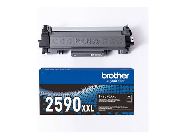 Brother TN2590XXL - Super High Yield - black - original - box - toner cartridge - for Brother MFC-L2922DW