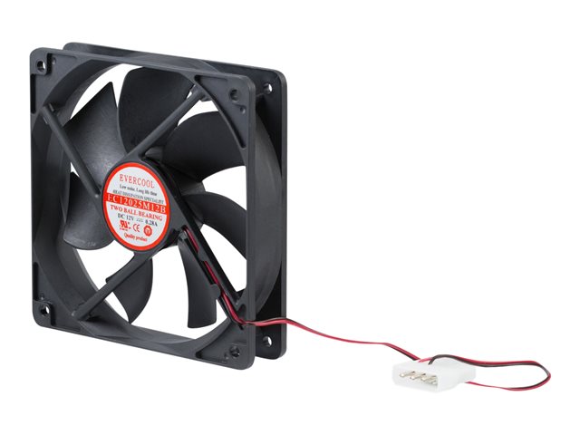 StarTech.com 120x25mm Dual Ball Bearing Computer Case Fan w/ LP4 Connector (FANBOX12) - System fan kit - 120 mm