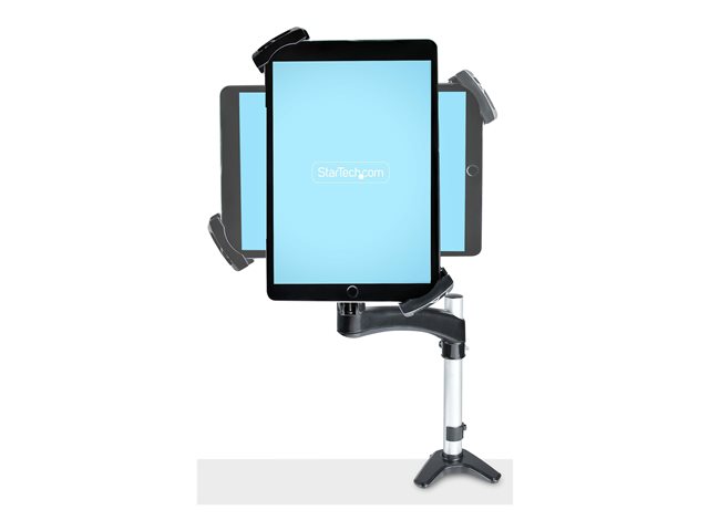 StarTech.com VESA Mount Adapter for Tablets 7.9 to 12.5in - Up to 2kg (4.4lb) - 75x75/100x100 VESA Patterns - Universal Anti-Theft Tablet VESA Mount Clamp - Secure Tablet Mount - Black - Mounting kit (tablet security holder, weighted plate) - for tablet - lockable - steel, plastic - black - screen size: 7.9\" - 12.5\" - arm mountable, stand mountable, VESA bracket mounting - for Apple 11-inch iPad Pro (1st generation, 2nd generation, 3rd generation)