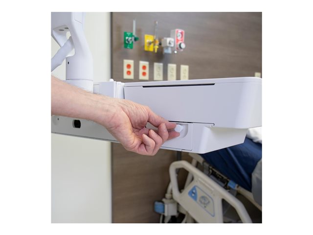 Ergotron CareFit Combo - CPU tray - under worksurface mountable - white - for P/N: 98-547-251, 98-578-251, 98-609-030