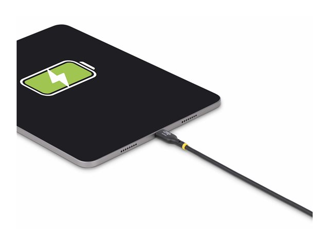 StarTech.com 4m USB C Charging Cable, USB-IF Certified USB-C Cable, 240W - USB cable - 24 pin USB-C (M) to 24 pin USB-C (M) - USB 2.0 - 48 V - 5 A - 4 m - extended power range (EPR), Power Delivery 3.1 support, halogen-free, passive - black