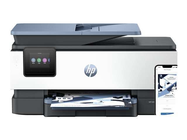 HP Officejet Pro 8125e All-in-One - Multifunction printer - colour - ink-jet - Legal (216 x 356 mm) (original) - A4/Legal (media) - up to 12 ppm (copying) - up to 20 ppm (printing) - 225 sheets - USB 2.0, Wi-Fi(ac), LAN - light cement