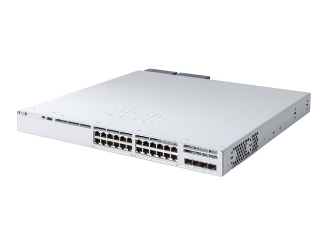 Cisco Catalyst 9300L - Network Advantage - switch - L3 - Managed - 16 x 10/100/1000 (UPOE) + 2 x 40Gb Ethernet + 8 x 1/2.5/5/10GBase-T - rack-mountable - UPOE (722 W)