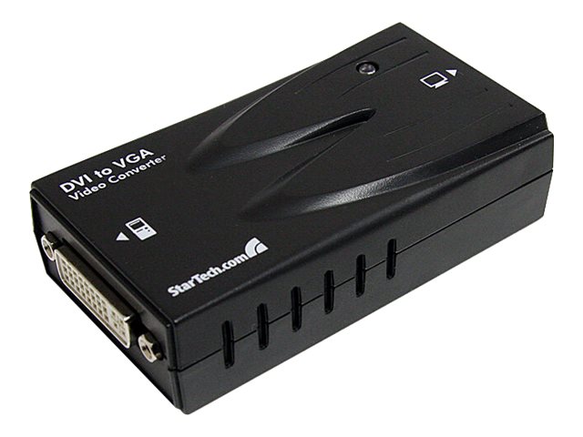StarTech.com High Resolution Video DVI to VGA Converter - Video converter - DVI - VGA - black - DVI2VGACON - Video converter - DVI - VGA - black