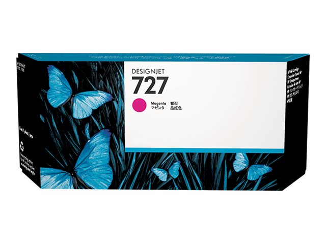 HP 727 - 300 ml - high capacity - magenta - original - DesignJet - ink cartridge - for DesignJet T1500, T1530, T2500, T2530, T920, T930