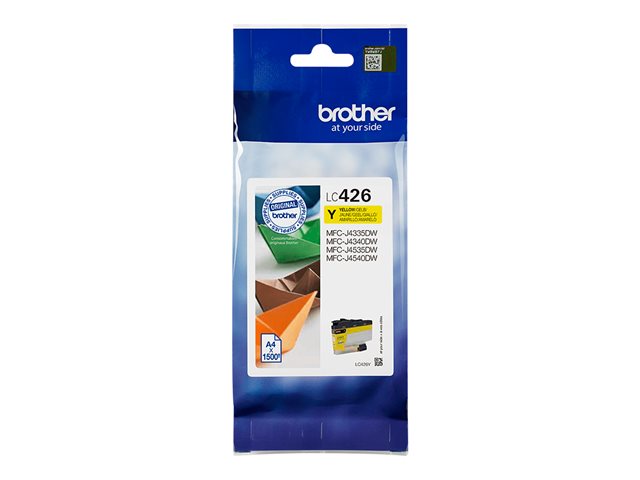 Brother LC426Y - High Yield - yellow - original - ink cartridge - for Brother MFC-J4335, MFC-J4340, MFC-J4535, MFC-J4540