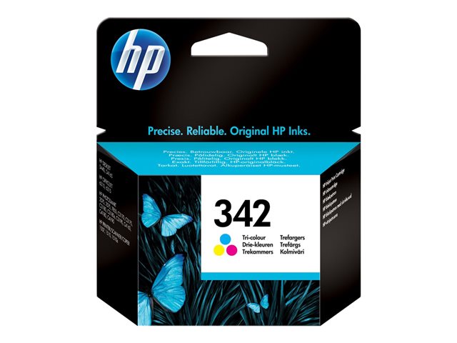 HP 342 - 5 ml - colour (cyan, magenta, yellow) - original - ink cartridge - for Officejet 63XX, Photosmart 2575, 7850, C3185, C4170, C4194, D5345, D5360, D5363, D5368